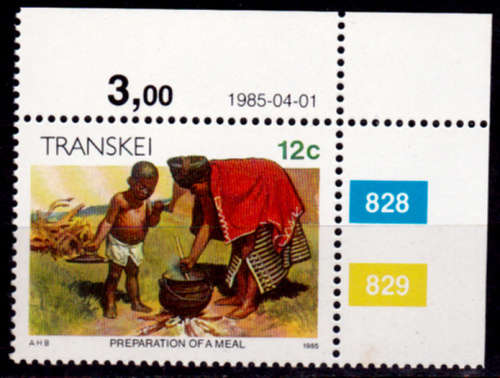 TRANSKEI 1985, 1 April. Additional value definitive issue, single, MNH, CV R 1.00 view scans