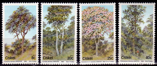 CISKEI 1983, 2 Feb. Flora - Trees, set, MNH, CV R 10.00, view scans
