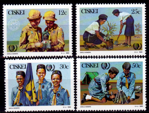 CISKEI 1985, 3 May. International Youth Year, set, MNH, CV R 10.00, view scans