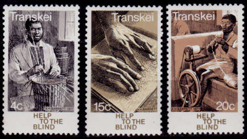 TRANSKEI 1977, 18 Nov. Help to the Blind, set, MNH, CV R 7.50 view scans