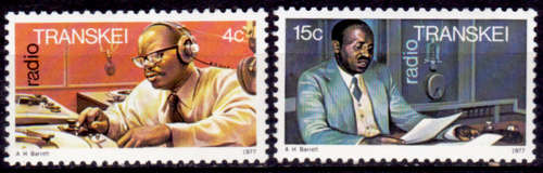 TRANSKEI 1977, 26 Oct. Radio Transkei, set, MNH, CV R 5.00 view scans