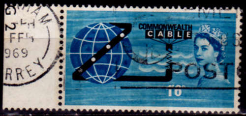 ENGLAND 1963, 3 Dec. OPEN COMMONWEALTH PACIFIC, single, UNH, CV +/-R 40.00 view scans