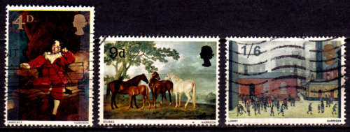 ENGLAND 1967, 10 July. PAINTINGS, set, UH, CV +/-R 15.00 view scans