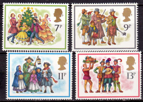 ENGLAND 1978, 22 Nov. Christmas Stamps, set, MNH, CV +/-R 30.00 view scans