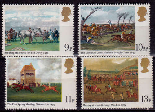 ENGLAND 1979, 6 June. 200th ANNIV of the DERBY, set, MNH, CV +/-R 20.00 view scans