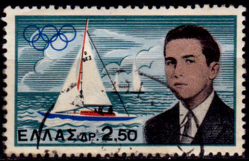 GREECE 1961, 18 Jan. CROWN PRINCE KONSTANTINs GOLD, single, UH, CV +/-R 15.00 view scans