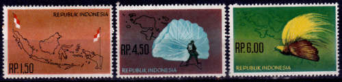INDONESIA 1963, 1 May. ACQUISITION WEST IRIAN, set, MNH, CV +/-R 25.00 view scans