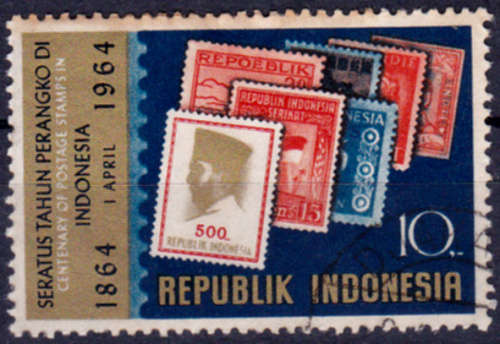 INDONESIA 1964, 1 April. 100th ANNIV STAMPS, single, UNH, CV +/-R 5.00 view scans