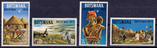BOTSWANA 1973, 3 Dec. Christmas, set, MH, CV +/-R 22.50 view scans