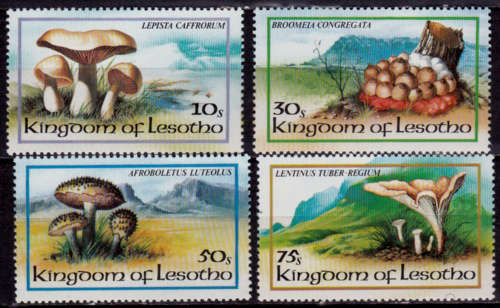 LESOTHO 1983, 11 Jan. FUNGI, set, MNH, CV +/-R 55.00 view scans