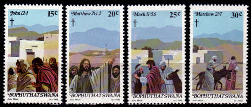 BOPHUTHATSWANA 1982, 1 April. EASTER STAMPS, set, MNH, CV R 10.00 view scans