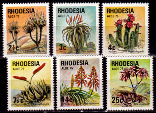 RHODESIA 1975, 16 July. INTL SUCCULENT CONGRESS-SALISBURY, set, MNH, CV R 52.00, view scans