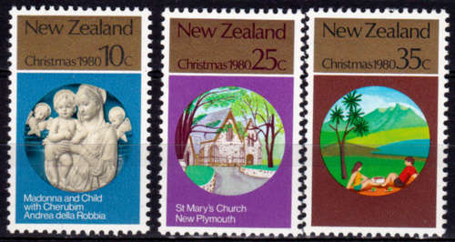 NEW ZEALAND 1980, 1 Oct. CHRISTMAS, set, MNH, CV +/-R 20.00, view scans