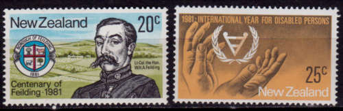 NEW ZEALAND 1981, 4 Feb. COMMEMORATIONS, set, MNH, CV +/-R 10.00, view scans