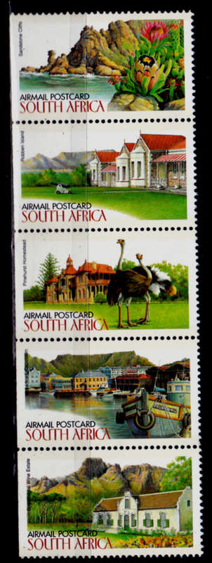 RSA 1998, 28 Sept. EXPLORE SA WC, strip, MNH, CV R 250.00, view scans