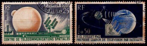 FRANCE 1962, 24 Sept. TELSTAR, set, UH, CV +/-R 10.00 view scans