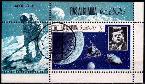 RAS AL KHAIMA 1970, SPACE EXPLORATION, m/sheet, UNH, CV +/-R 90.00 view scans