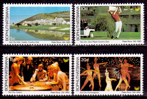 BOPHUTHATSWANA 1980, 5 Dec. TOURISM, set, MNH, CV R 10.00, view scans