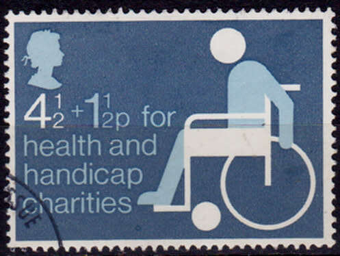 ENGLAND 1975, 22 Jan. HEALTH and HANDICAP, single, UH, CV +/-R 10.00 view scans