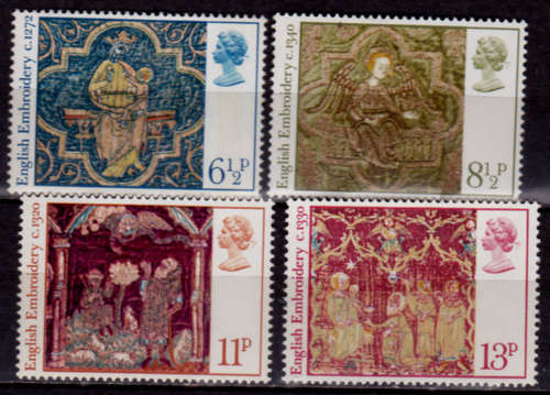ENGLAND 1976, 24 Nov. CHRISTMAS STAMPS, set, MNH, CV +/-R 30.00 view scans