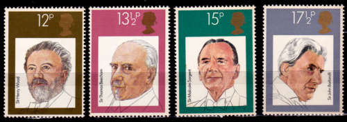 ENGLAND 1980, 10 Sept. BRITISH CONDUCTORS, set, MNH, CV +/-R 30.00 view scans