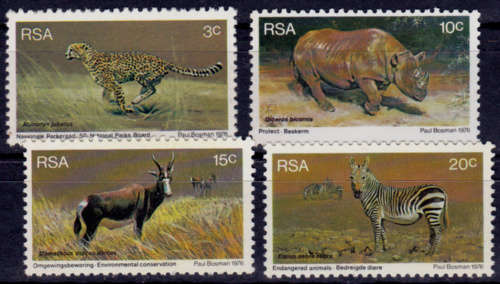 RSA 1976, 5 June. WORLD ENVIRONMENT DAY, set, MNH, CV R 11.50 view scans