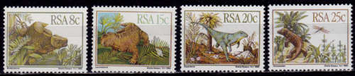 RSA 1982, 1 Dec. PREHISTORIC ANIMALS, set, MNH, CV R 10.00 view scans
