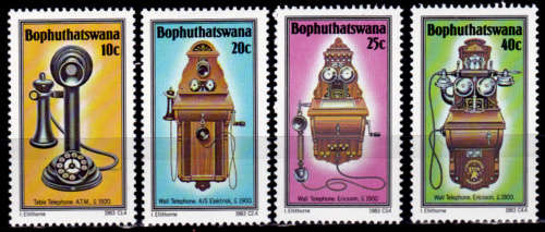 BOPHUTHATSWANA 1983, 22 June. TELEPHONE, set, MNH, CV R 10.00, view scans