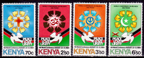 KENYA 1984, 23 Aug. 4th WORLD CONFERENCE, set, MNH, CV +/-R 125.00 view scans