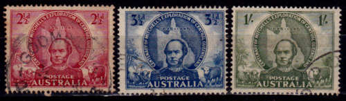 AUSTRALIA 1946, 14 Oct. 100th ANNIV SIR T MITCHELL, set, UH, CV+/- R 15.00 view scans