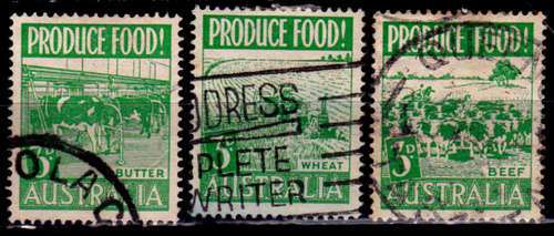 AUSTRALIA 1953, 11 Feb. FOOD PRODUCTION, set, UH, CV+/- R 15.00 view scans