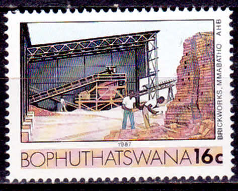 BOPHUTHATSWANA 1987, 1 April. ADDITIONAL VALUE, single, MNH, CV R 2.50 view scans