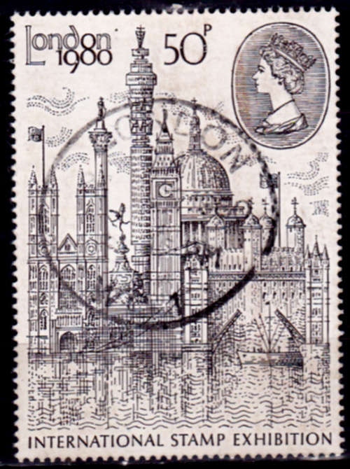 ENGLAND 1980, 9 April. INTL STAMP EXHIBITION, single, UNH, CV +/-R 30.00 view scans