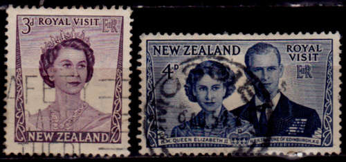 NEW ZEALAND 1953, 9 Dec. ROYAL VISIT, set, UH, CV +/-R 10.00, view scans