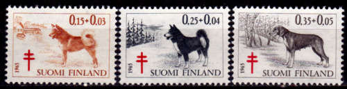 FINLAND 1965, 10 May. PREVENTION OF TB, set, MNH, CV+/- R 90.00 view scans