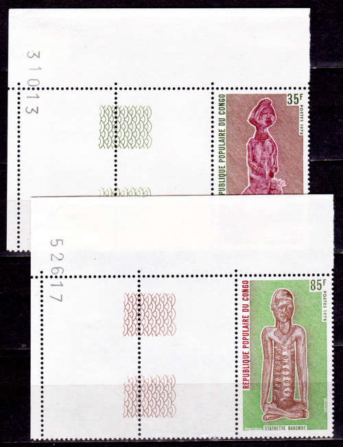 CONGO REP 1978, 18 Feb. CONGOLESE SCULPTURE, set, MH, CV +/-R ?? view scans