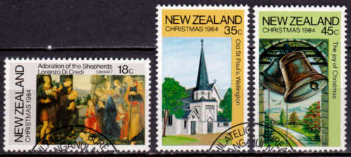 NEW ZEALAND 1984, 26 Sept. CHRISTMAS, set, CTO, CV +/-R ?? view scans