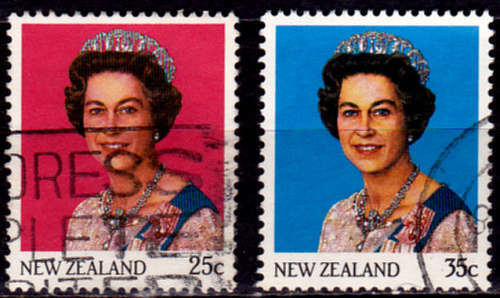 NEW ZEALAND 1985, 1 July. QUEEN ELIZABETH II, set, UH, CV +/-R 10.00 view scans