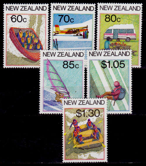 NEW ZEALAND 1987, 14 Jan. TOURISM, set, MNH, CV +/-R 110.00 view scans