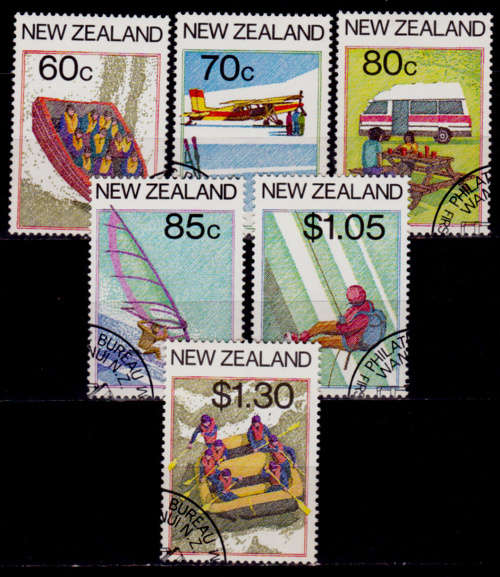 NEW ZEALAND 1987, 14 Jan. TOURISM, set, CTO, CV +/-R ?? view scans