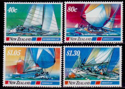 NEW ZEALAND 1987, 2 Feb. YACHTING EVENTS, set, MNH, CV +/-R 70.00 view scans