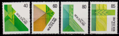 NEW ZEALAND 1987, 4 Nov. MAORI FIBRE-WORK, set, MNH, CV +/-R 60.00 view scans