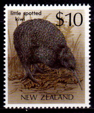 NEW ZEALAND 1989, 19 April. NATIVE BIRDS, single, MNH, CV +/-R 180.00 view scans