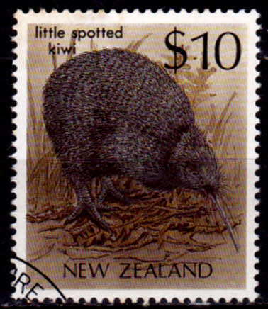 NEW ZEALAND 1989, 19 April. NATIVE BIRDS, single, CTO, CV +/-R ?? view scans