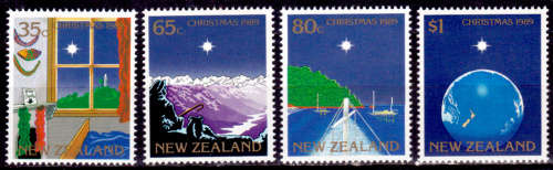 NEW ZEALAND 1989, 13 Sept. CHRISTMAS, set, MNH, CV +/-R 55.00 view scans