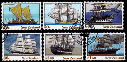 NEW ZEALAND 1990, 7 March. NEW ZEALAND HERITAGE, set, CTO, CV +/-R ?? view scans