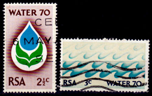 RSA 1970, 14 Feb. WATER 70 CAMPAIGN, set, UNH, CV R 4.00 view scans