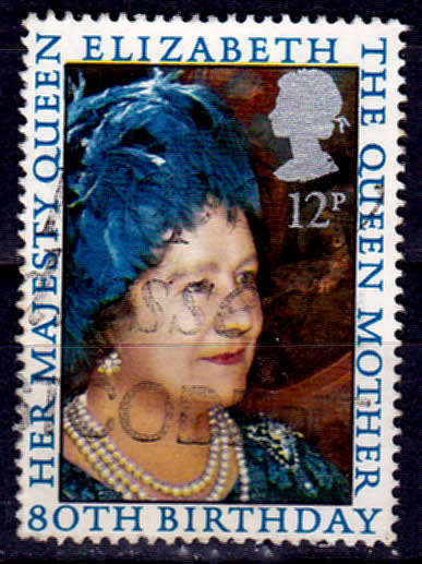 ENGLAND 1980, 4 Aug. 80th ANNIV BIRTH QUEEN MOTHER, single, UNH, CV +/-R 10.00 view scans