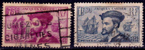 FRANCE 1934, JAMES CARTIER, set, UH, CV +/- R 60.00 view scans