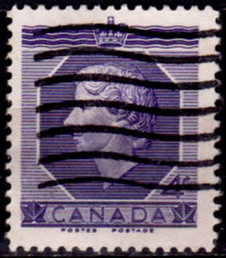 CANADA 1953, 1 June. CORONATION, single, UH, CV +/-R 5.00 view scans
